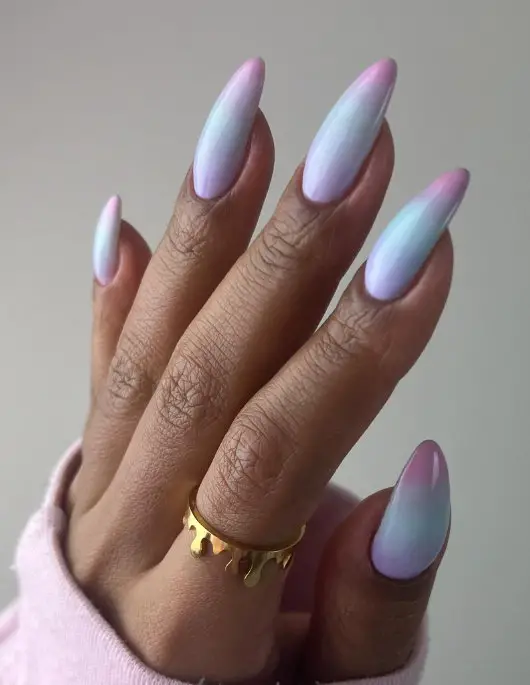 Spring Visual Idea Spring Visual Idea — Ombre Nail Designs