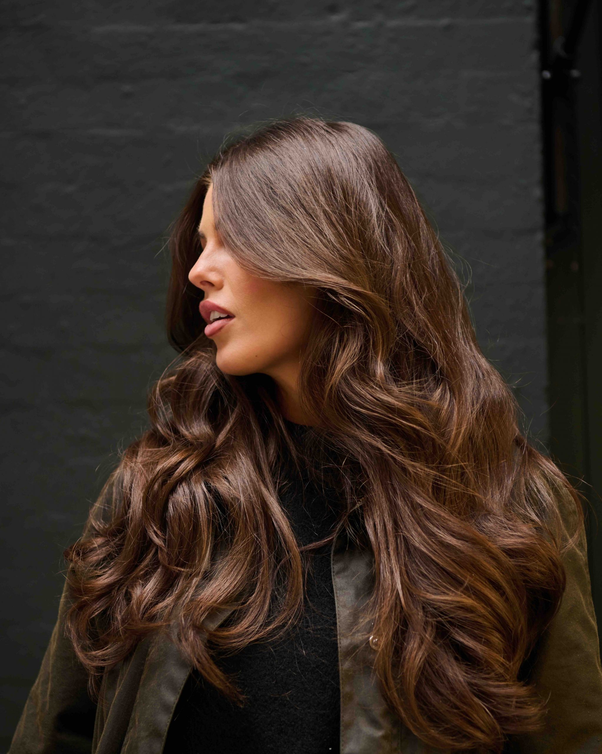 Rich Dark Brown With Mahogany Undertones Rich Dark Brown With Mahogany Undertones — Low Maintenance Winter Hair Colors