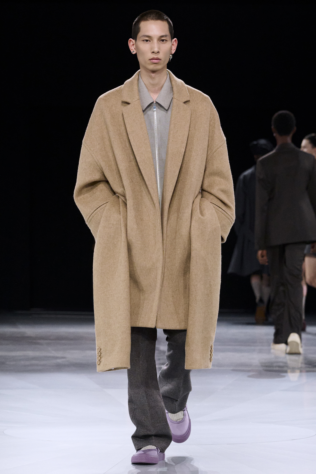 Avant-Garde Minimalism: Oversized Camel Coat Avant-Garde Minimalism: Oversized Camel Coat — Winter Outfits for Men