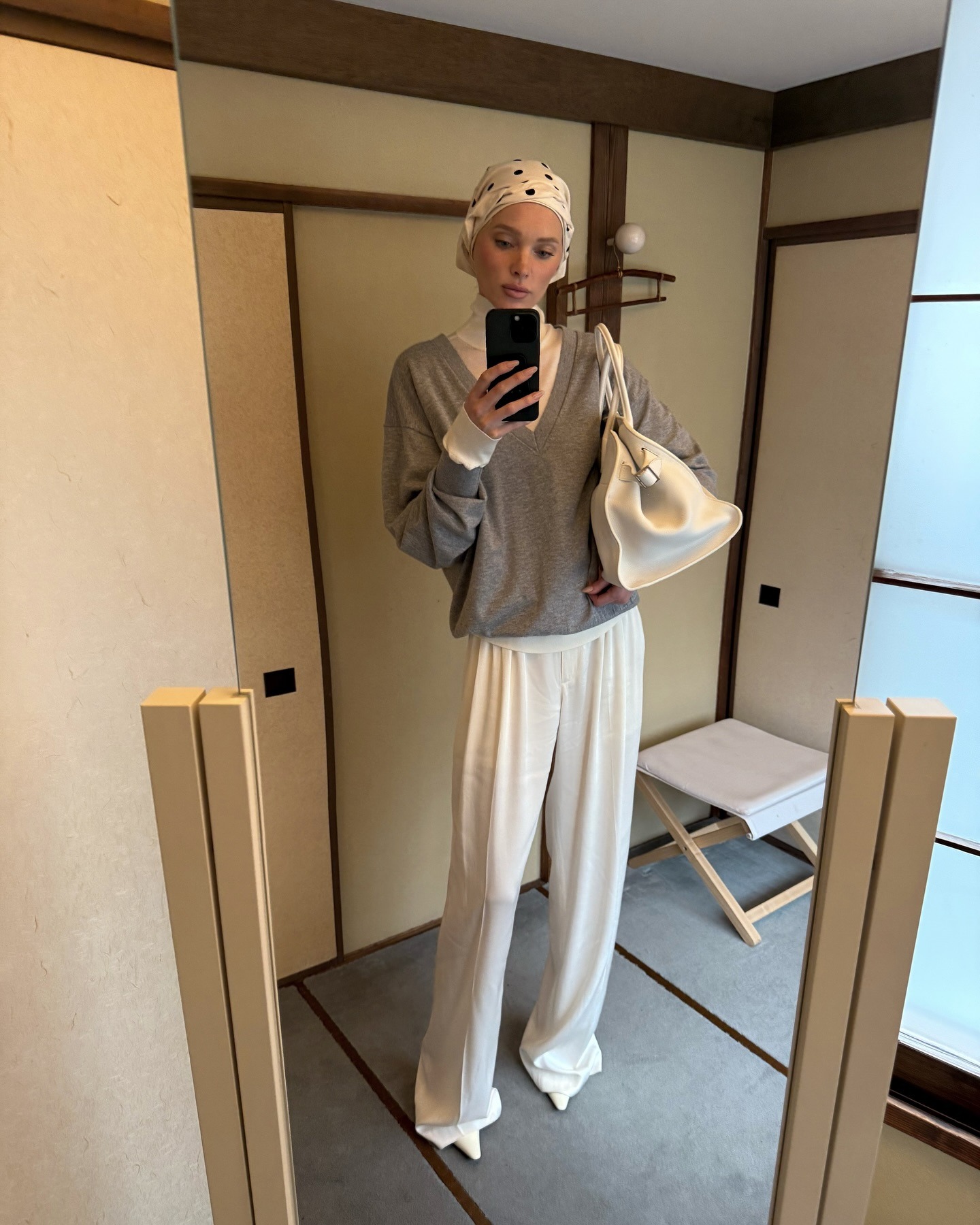 Sheer Off-White Long Sleeve Turtleneck for Layering Sheer Off-White Long Sleeve Turtleneck for Layering — Turtleneck Outfits