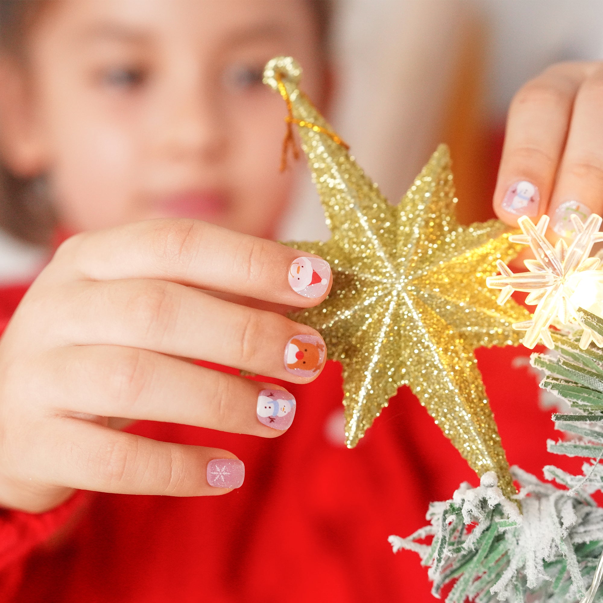 Matte Christmas Characters for Kids Matte Christmas Characters for Kids — Winter Nails for Kids