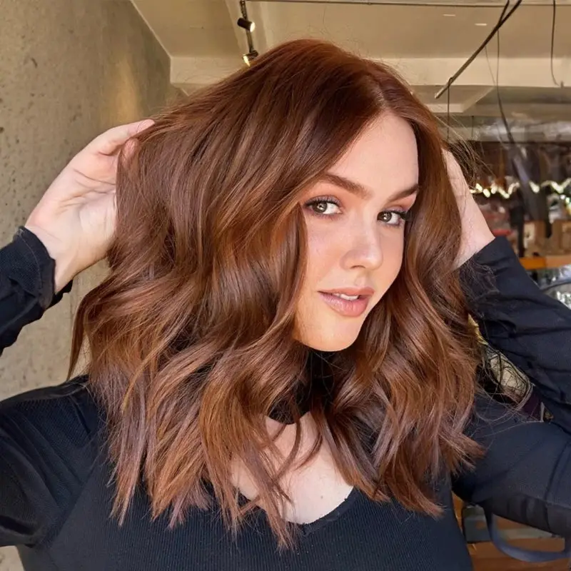 Lob Visual Idea Lob Visual Idea — Winter Hair Colors for Brunettes