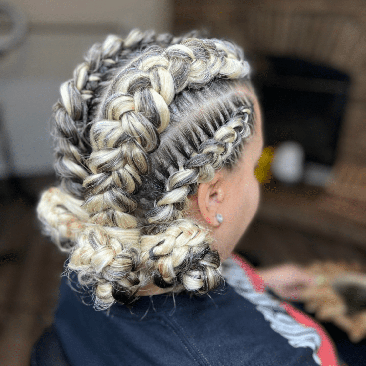 Intricate Braided Updo With Coiled Sections — Aesthetic Winter Hairstyles