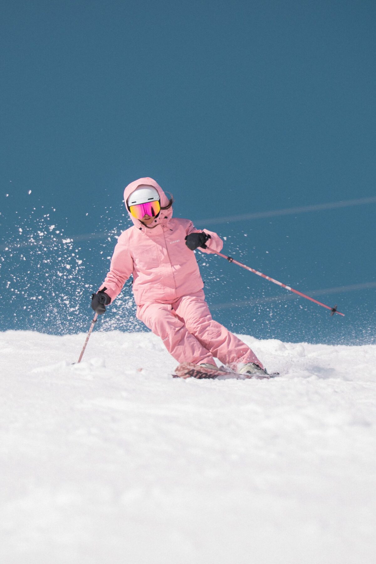 Vibrant Pink Ski Suit for a Bold Statement Vibrant Pink Ski Suit for a Bold Statement — Ski Outfits