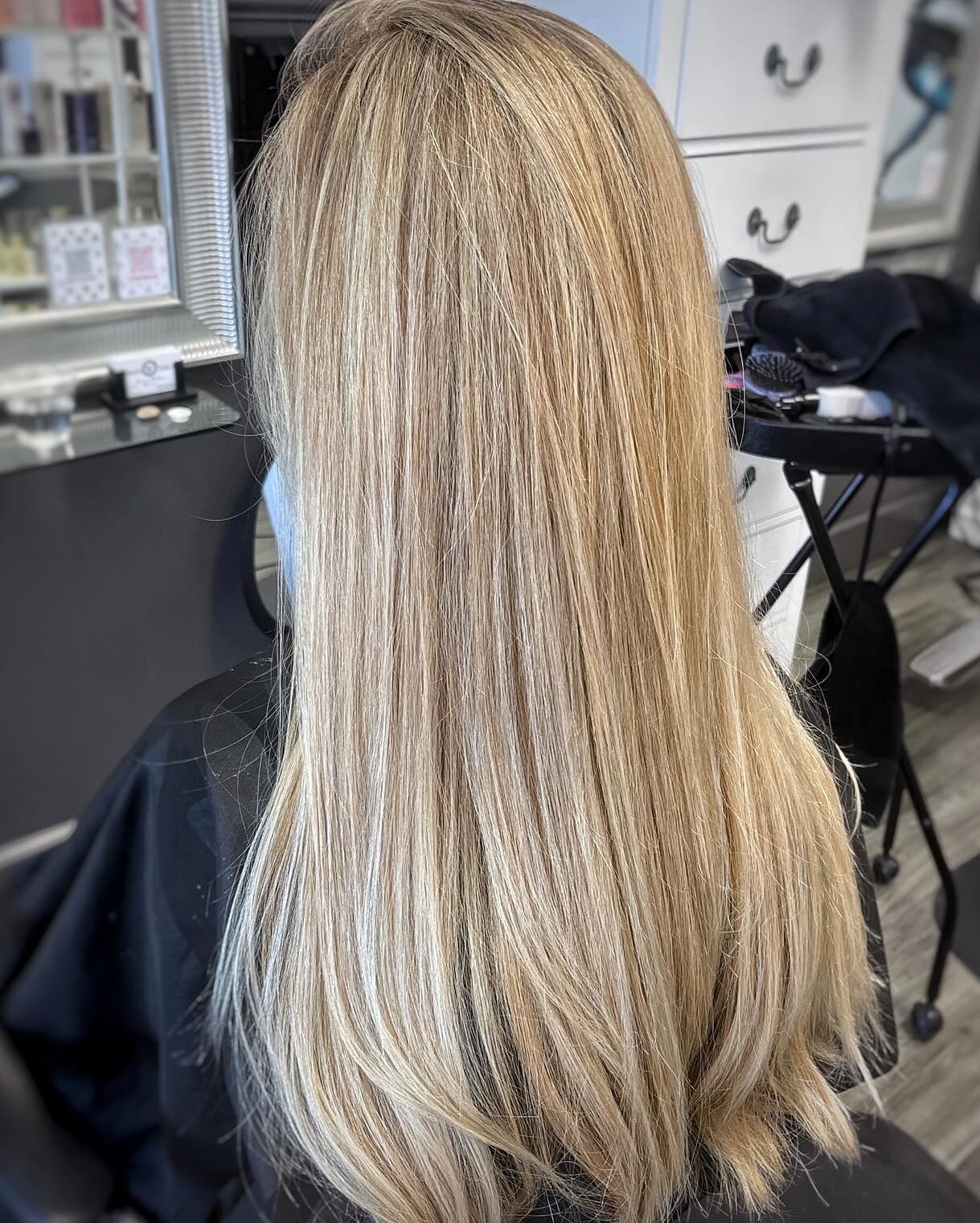 Back View Long Blunt Bob Ash Blonde Back View Long Blunt Bob Ash Blonde — Icy Blonde Hair