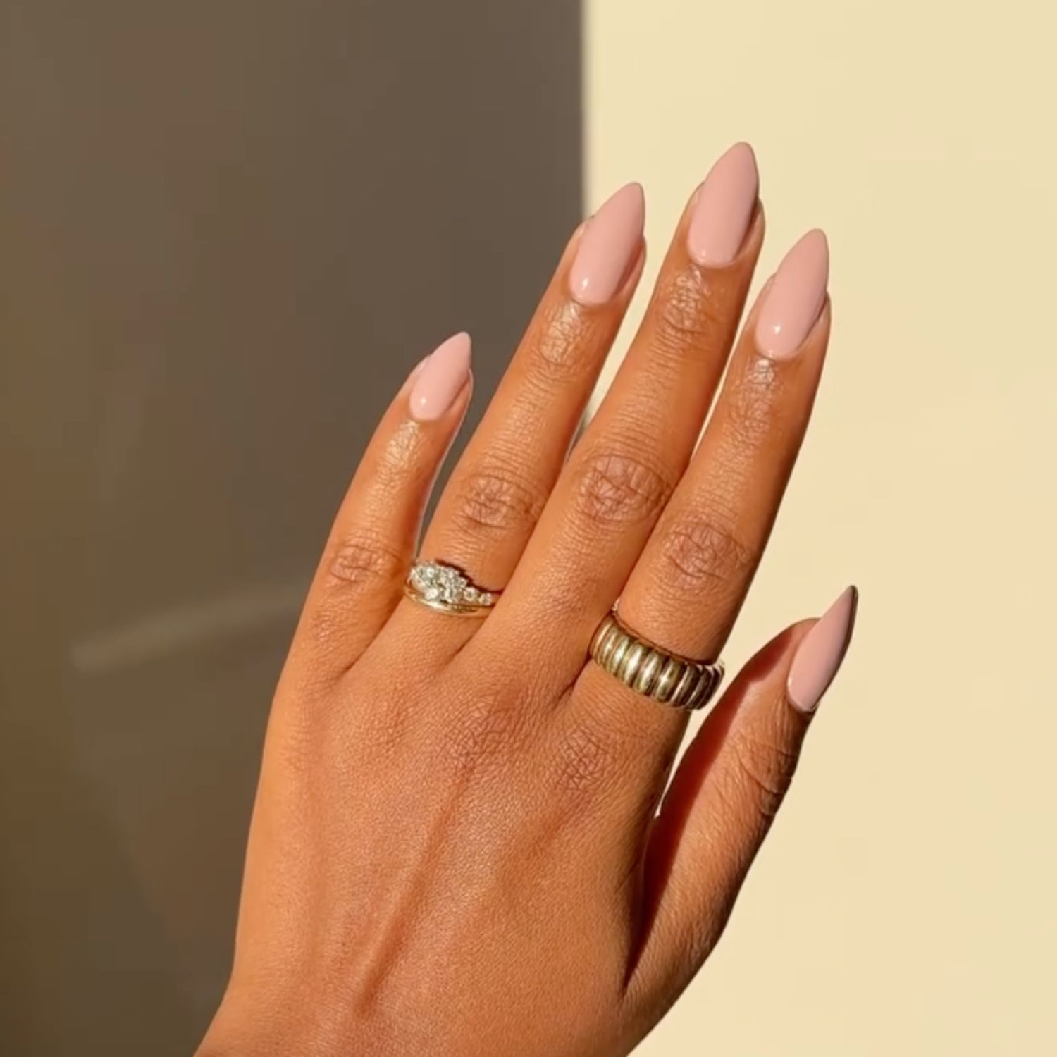 None Visual Idea None Visual Idea — Winter Nude Nails