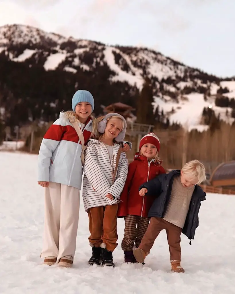 Assorted Winter Jackets for a Ski Resort Vibe — Winter Outfits for Kids