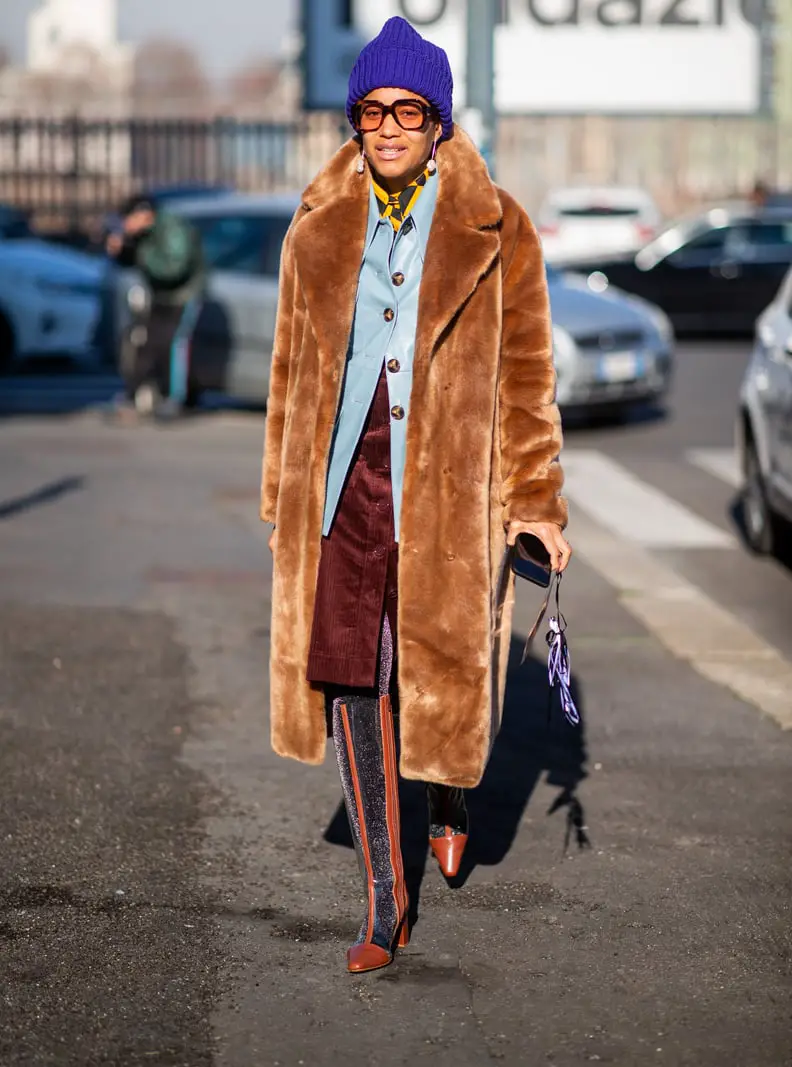 Brown And Orange Heeled Boots Outfit Idea Brown And Orange Heeled Boots Outfit Idea — Beanie Outfits