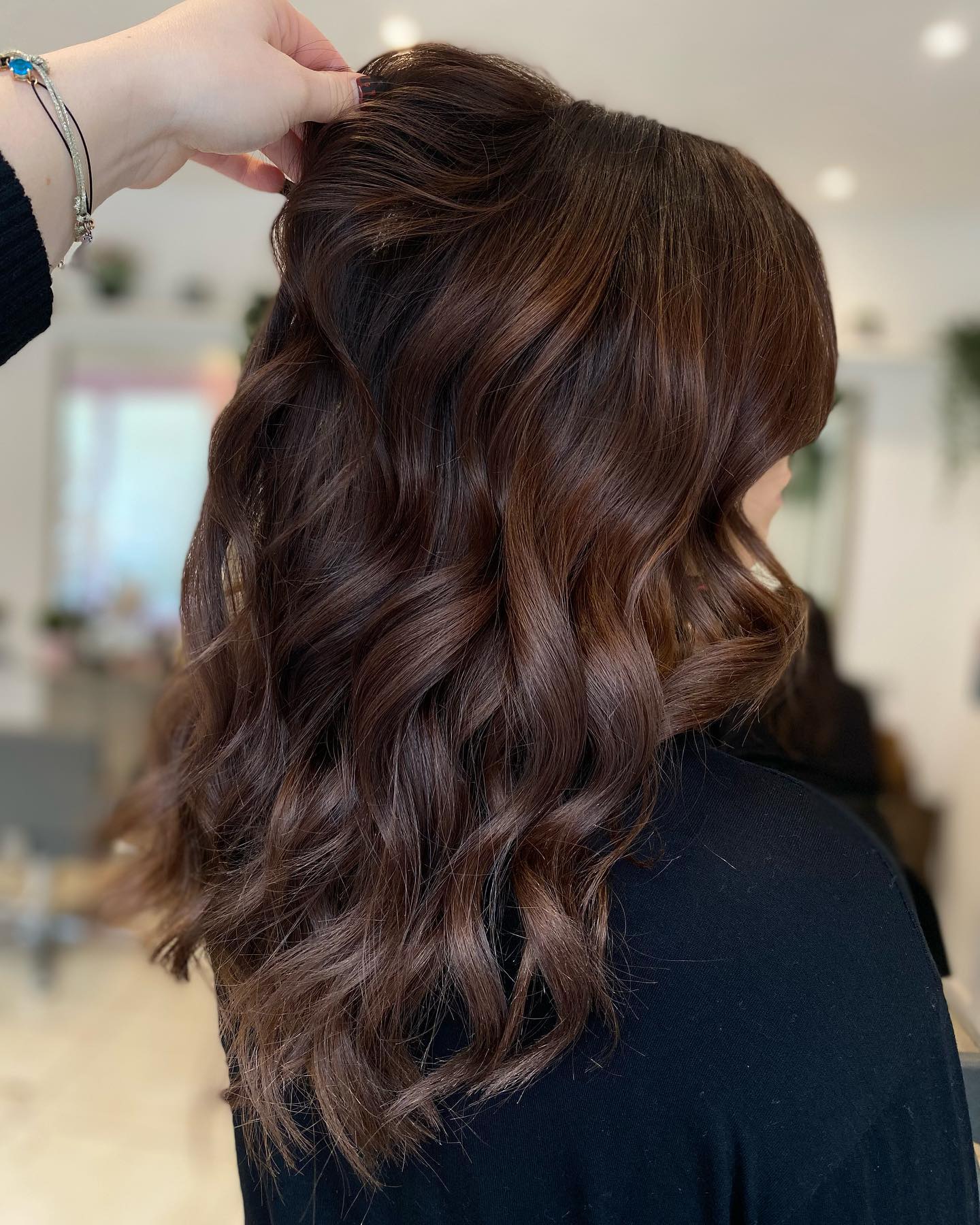 Rich Chestnut Brown With Blowout Rich Chestnut Brown With Blowout — Chestnut Brown Hair