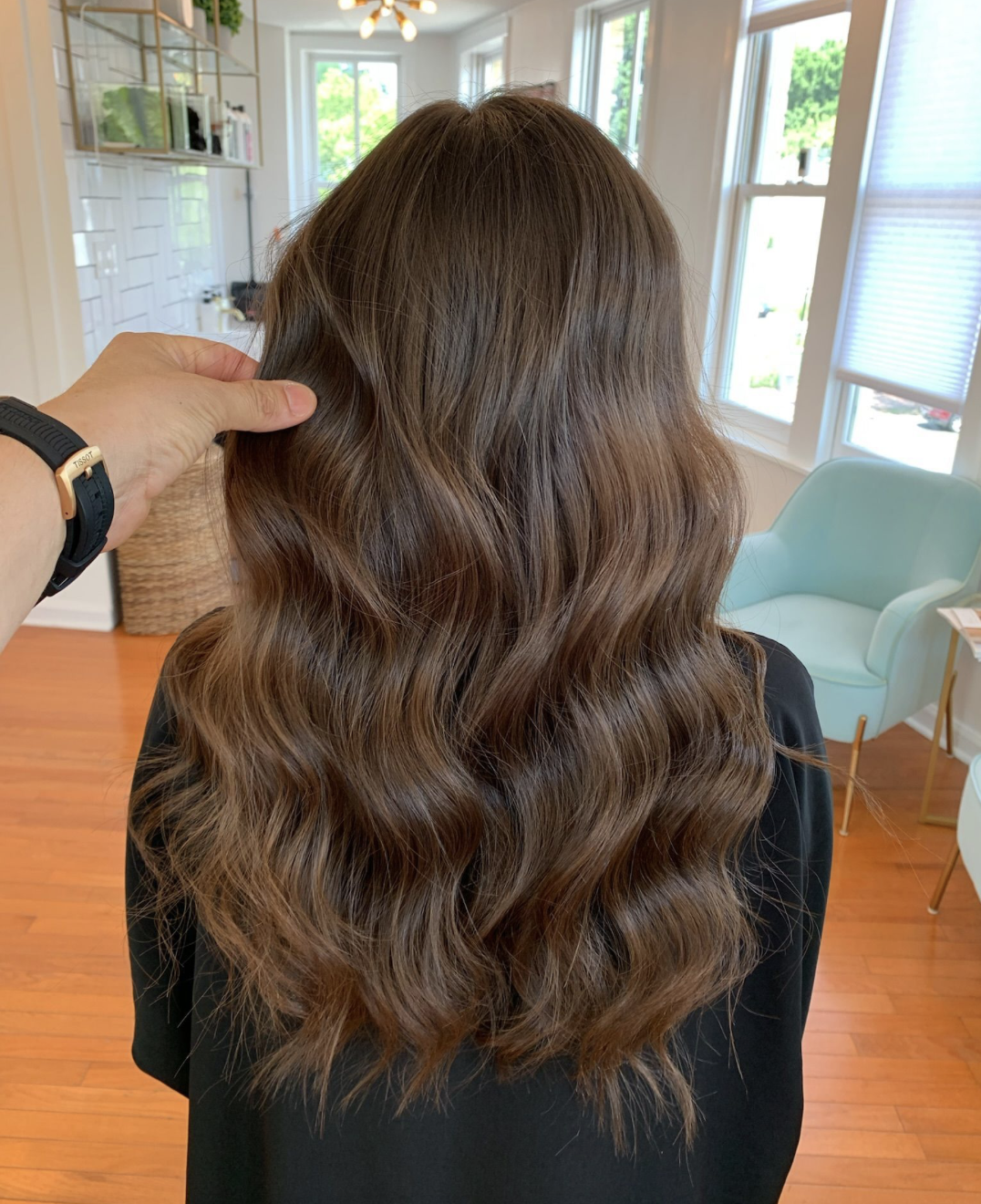 Medium Brown With Subtle Caramel Medium Brown With Subtle Caramel — Winter Hair Colors