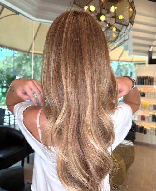 Long Layers Medium Brown with Blonde Balayage Long Layers Medium Brown with Blonde Balayage — Winter Brown Hair Colors