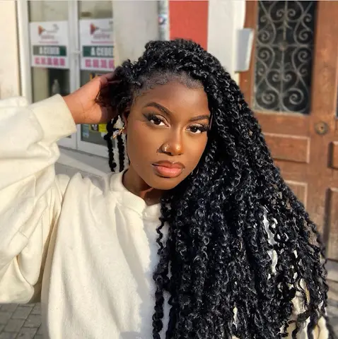 Black Coily Twist Out — Winter Twist Hairstyles