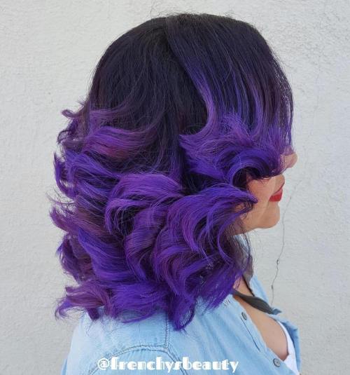 Lavender With Plum Undertones Visual Idea Lavender With Plum Undertones Visual Idea — Plum Hair Color