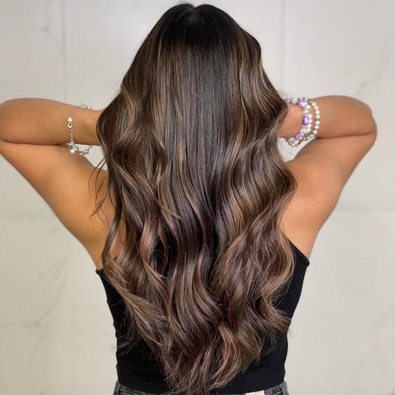Espresso Ombre With Lighter Ends Espresso Ombre With Lighter Ends — Espresso Brown Hair