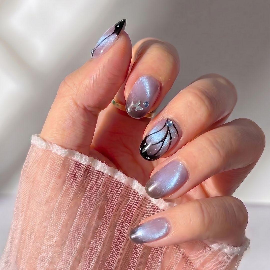 Shimmer Visual Idea Shimmer Visual Idea — Ombre Nail Designs