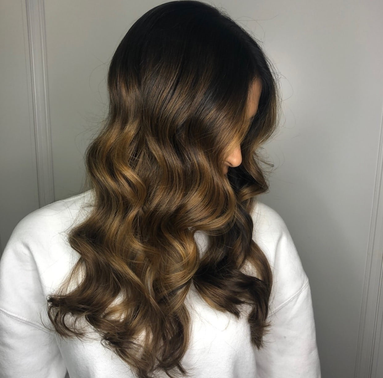 Dark Chocolate Brown With Auburn Undertones Dark Chocolate Brown With Auburn Undertones — Winter Hair Colors for Olive Skin