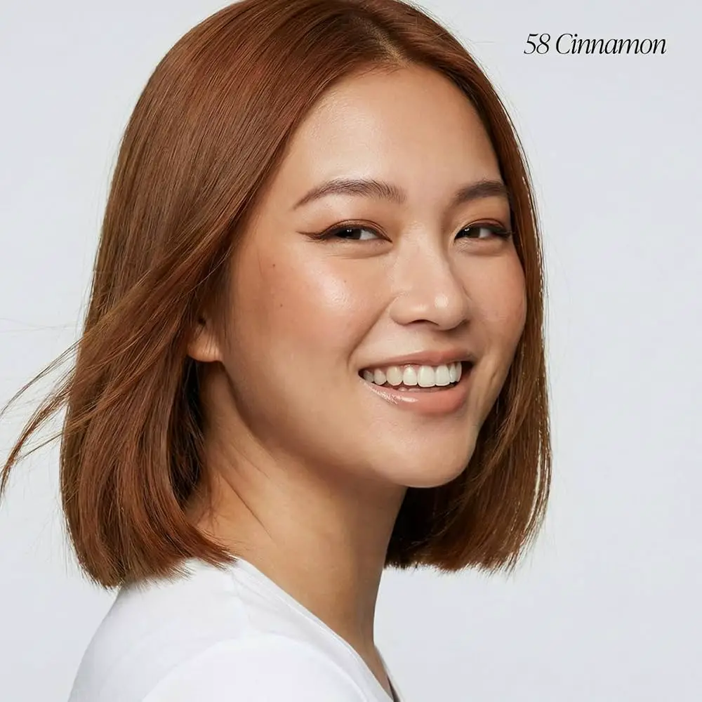 Sleek Straight Cinnamon Brown Bob — Cinnamon Brown Hair