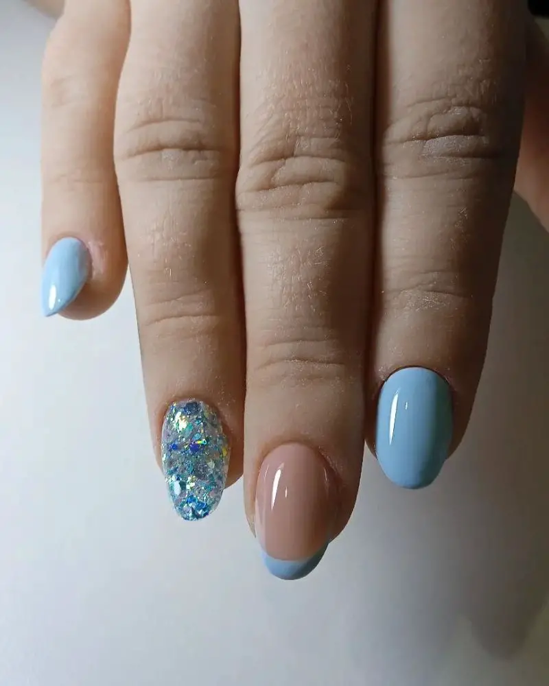Visual Idea Visual Idea — Short Winter Acrylic Nails