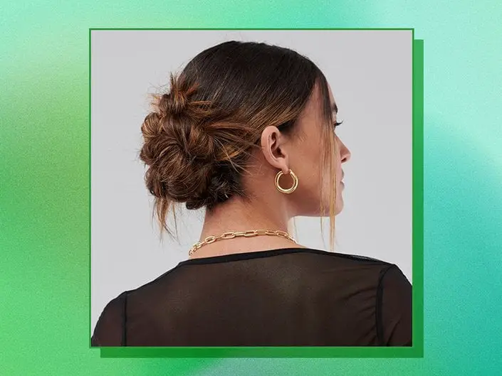 Bun Visual Idea — Winter Wedding Guest Hairstyles