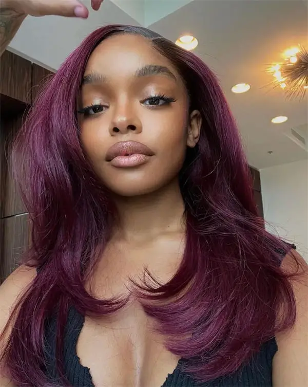 Rich Burgundy Visual Idea Rich Burgundy Visual Idea — Burgundy Hair Color
