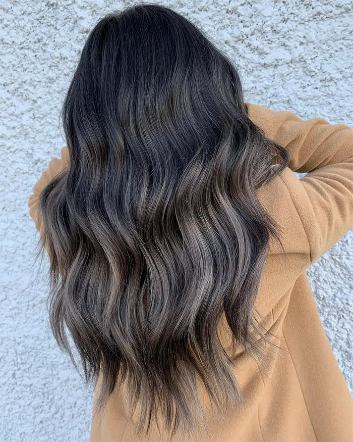 No Bangs Dark Brown With Ash Brown Highlights No Bangs Dark Brown With Ash Brown Highlights — Ash Brown Hair