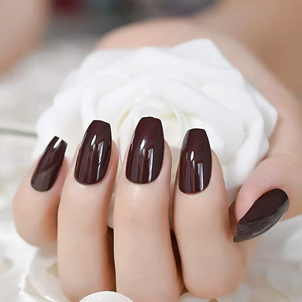 Any Visual Idea Any Visual Idea — Chocolate Brown Nails