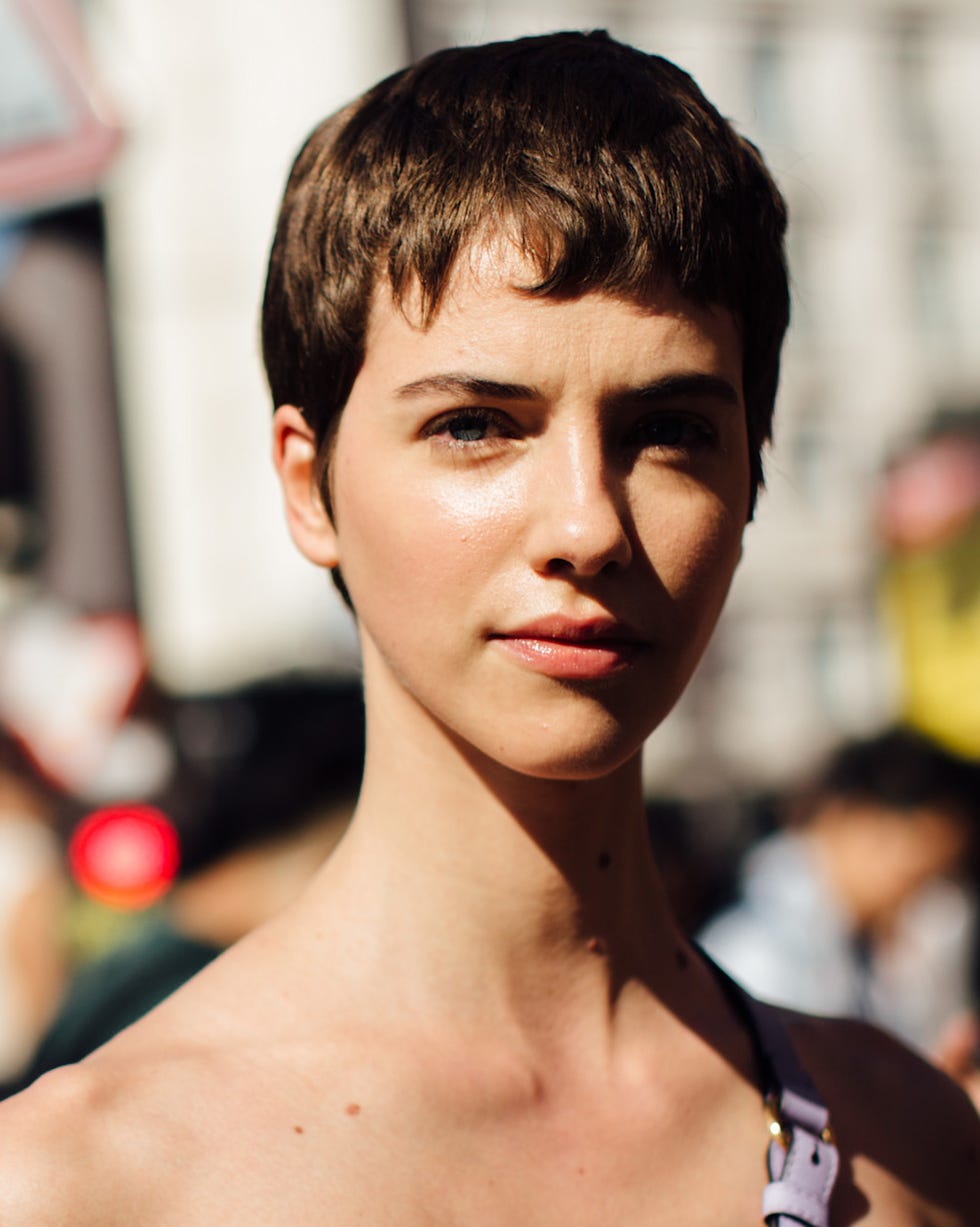 Textured Dark Brown Choppy Pixie — Winter Haircuts for Thin Hair