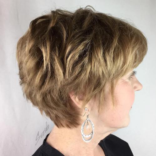 Golden Blonde Pixie With Highlights Golden Blonde Pixie With Highlights — Winter Hairstyles for Women Over 70