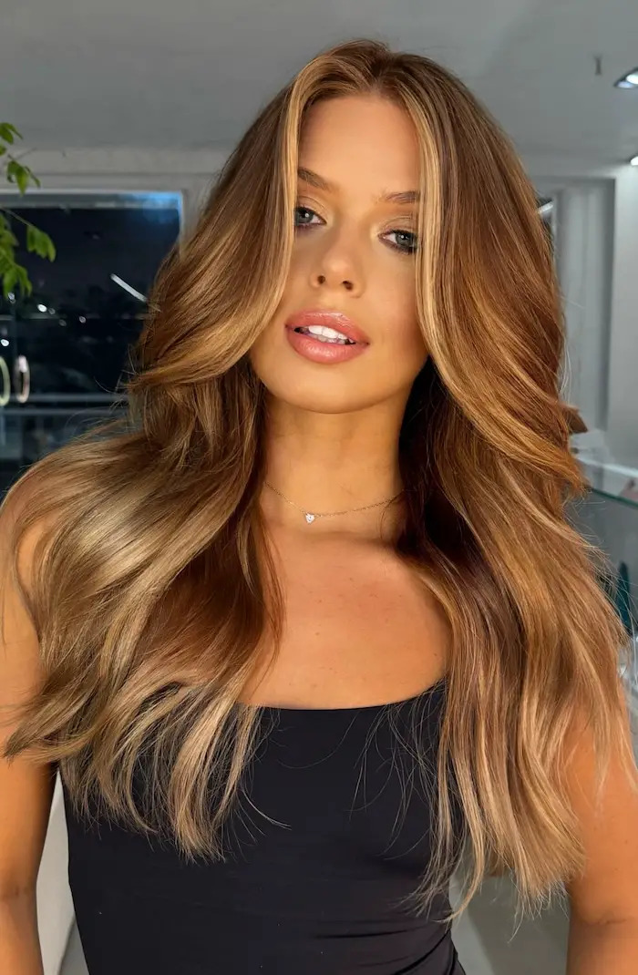 Toffee Blonde Balayage Visual Idea Toffee Blonde Balayage Visual Idea — Blonde to Brunette Hair