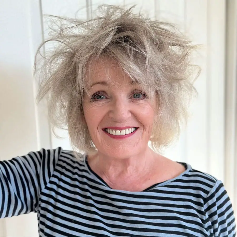 Effortless Ash Blonde Bob Effortless Ash Blonde Bob — Winter Hair Colors for Women Over 70