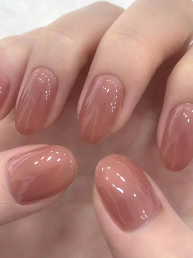 Muted Terracotta Jelly Gloss Muted Terracotta Jelly Gloss — Natural Winter Nails