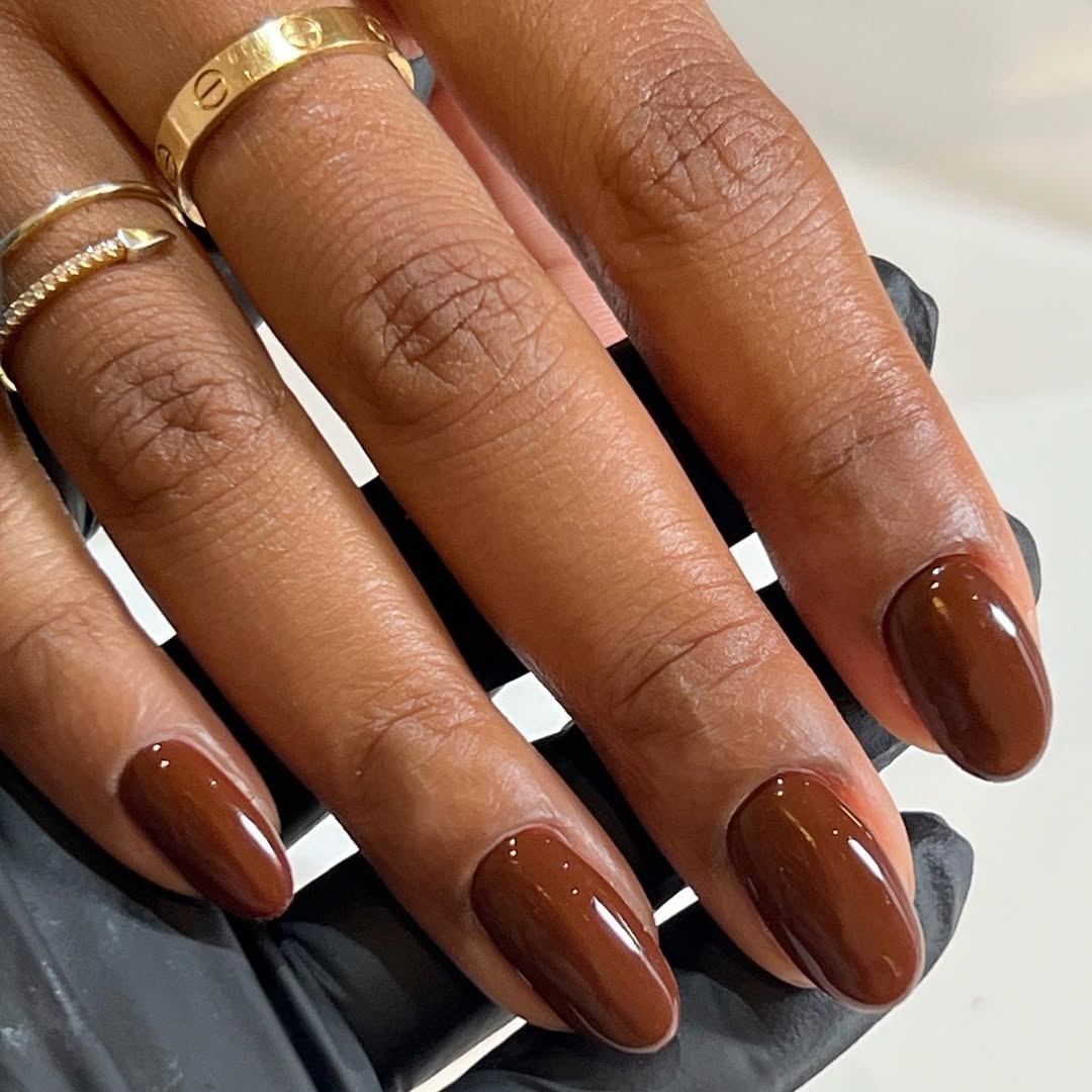 Deep Chocolate Brown Visual Idea Deep Chocolate Brown Visual Idea — Chocolate Brown Nails