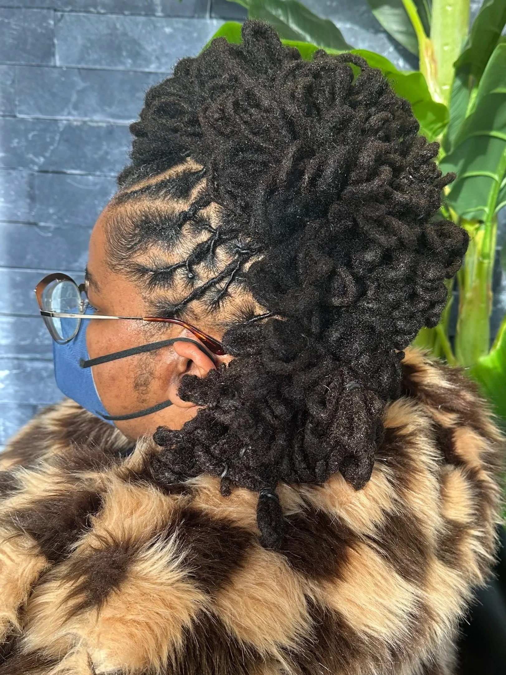 Mohawk with Braided Sides Mohawk with Braided Sides — Winter Loc Styles