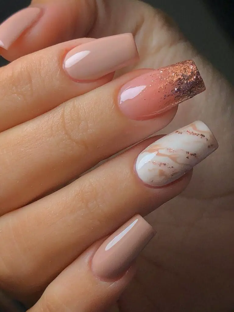 Nail Shape And Length E G Medium Almond Visual Idea Nail Shape And Length E G Medium Almond Visual Idea — Winter Nude Nails