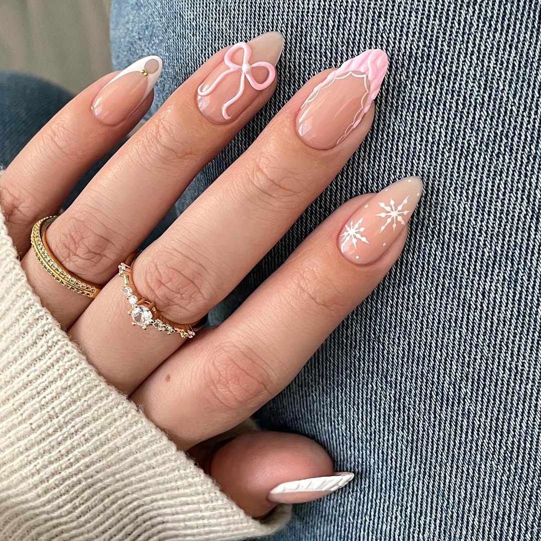 Full Silver Glitter Stilettos Full Silver Glitter Stilettos — Winter Stiletto Nails