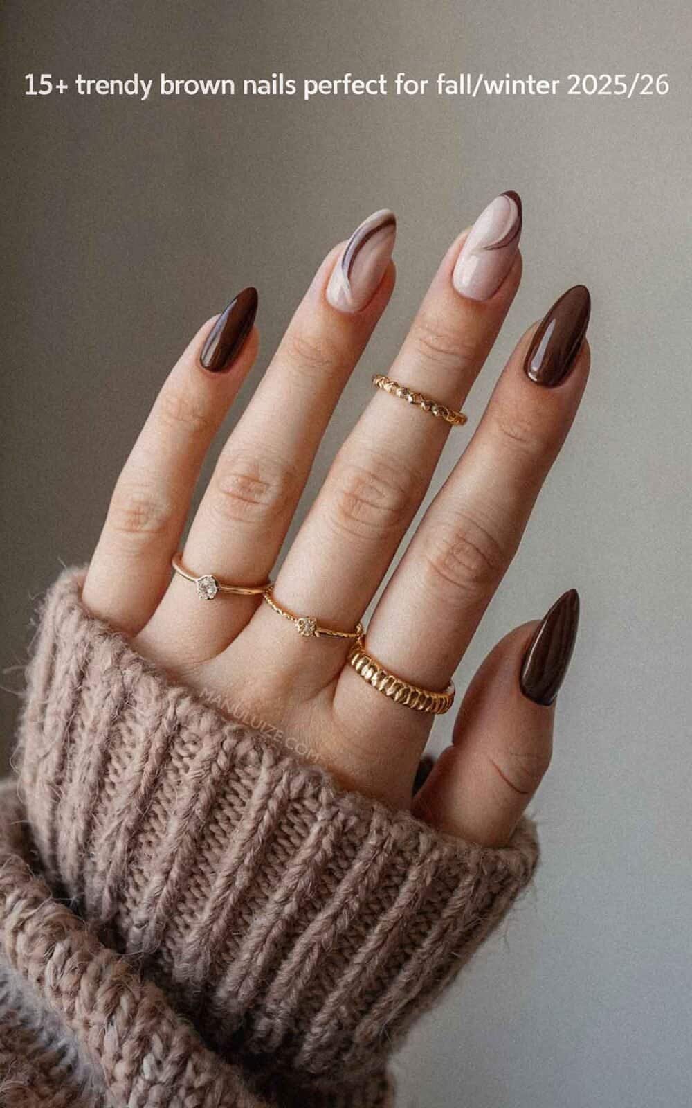 Fall Winter Visual Idea Fall Winter Visual Idea — Chocolate Brown Nails