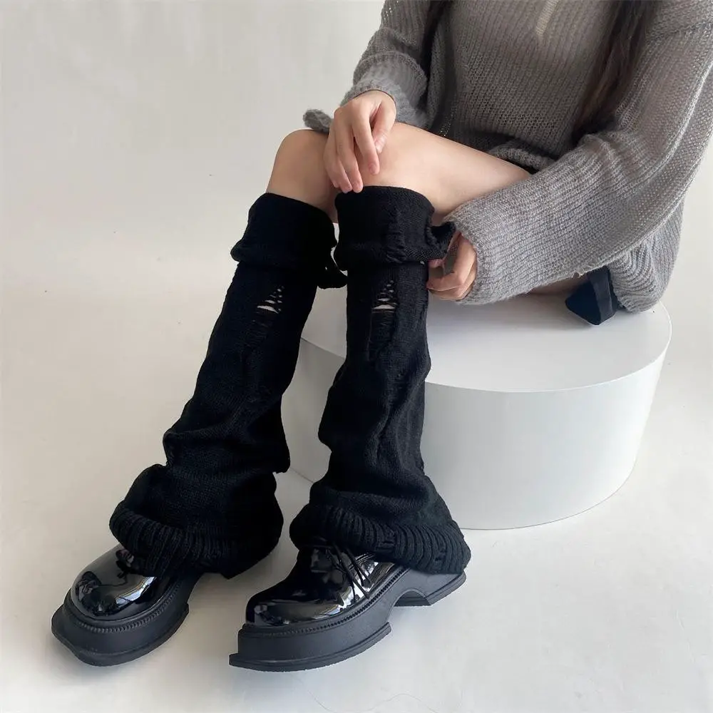 Grunge Appeal: Distressed Knit Leg Warmers Grunge Appeal: Distressed Knit Leg Warmers — Leg Warmers Outfits