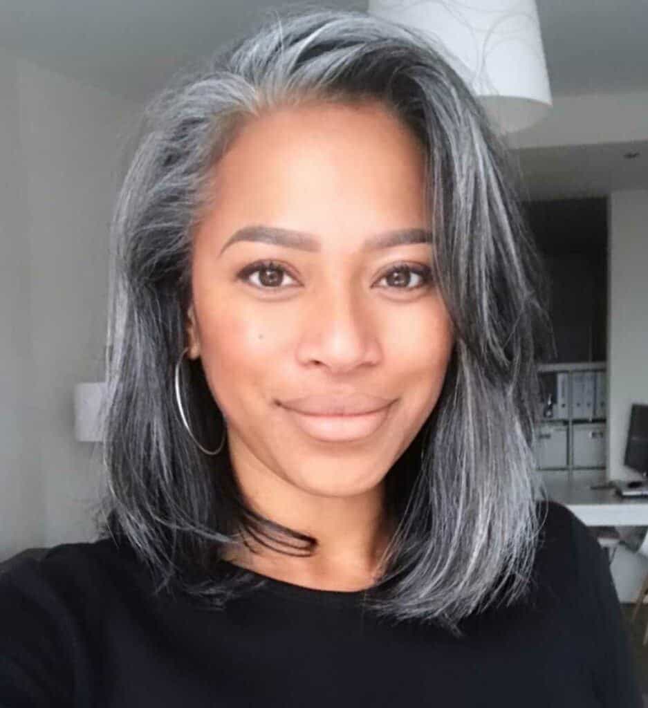 Chin Visual Idea Chin Visual Idea — Winter Haircuts for Gray Hair
