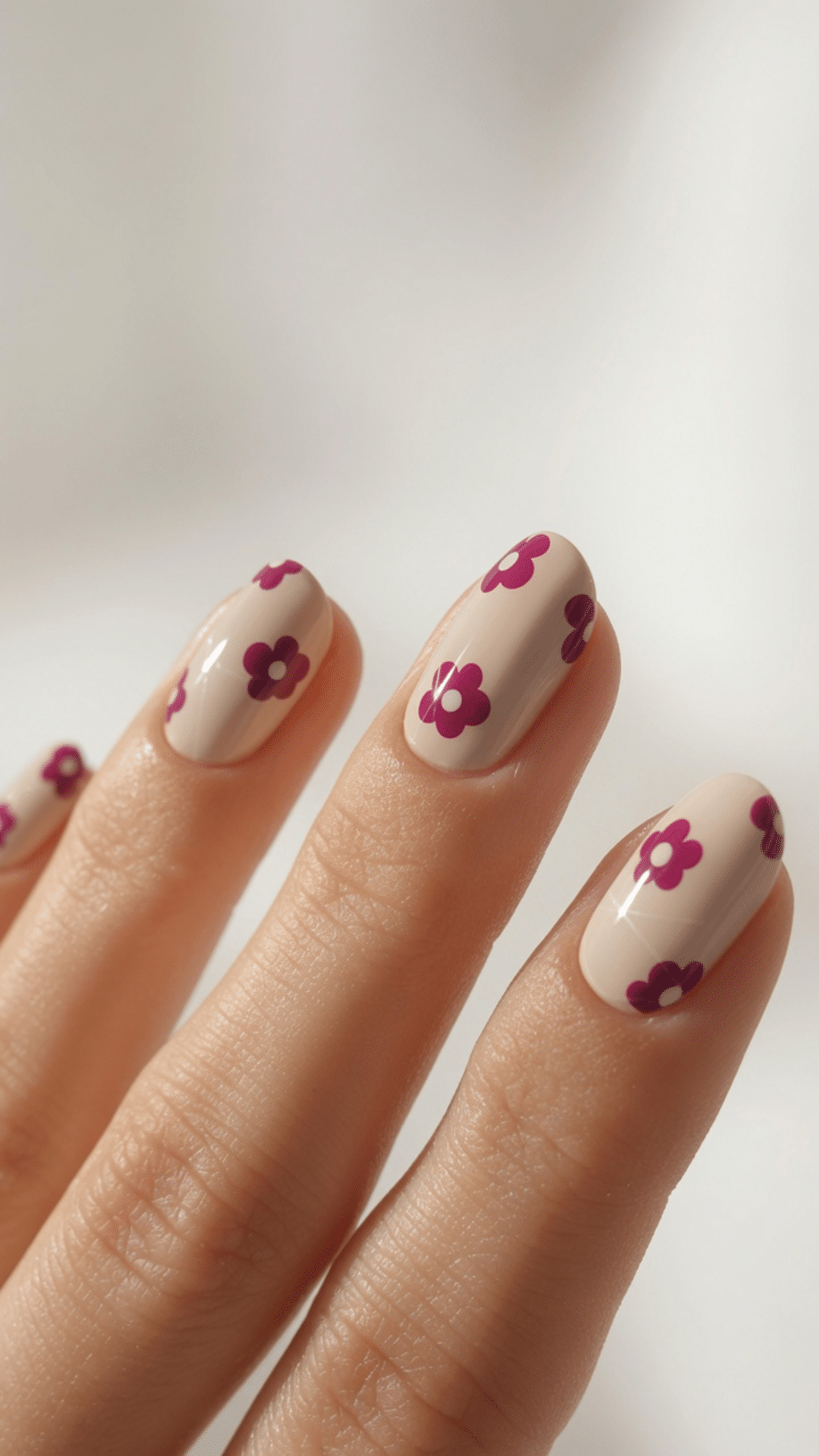 Small Flowers All Over Nails Visual Idea Small Flowers All Over Nails Visual Idea — Easy Nail Designs
