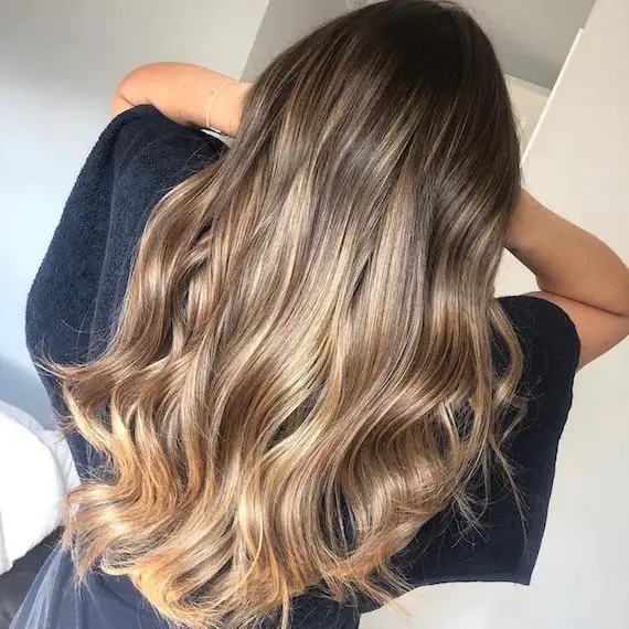 Middle Visual Idea Middle Visual Idea — Blonde to Brunette Hair