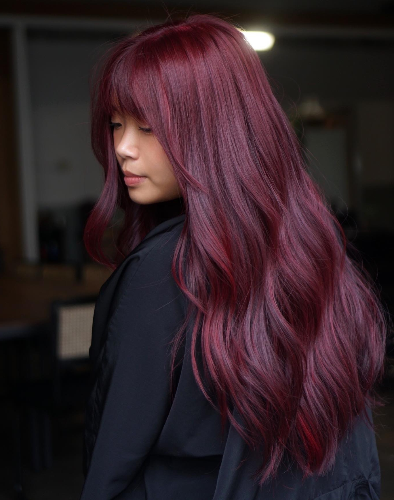 Mahogany With Dark Red Highlights Mahogany With Dark Red Highlights — Mahogany Hair Color