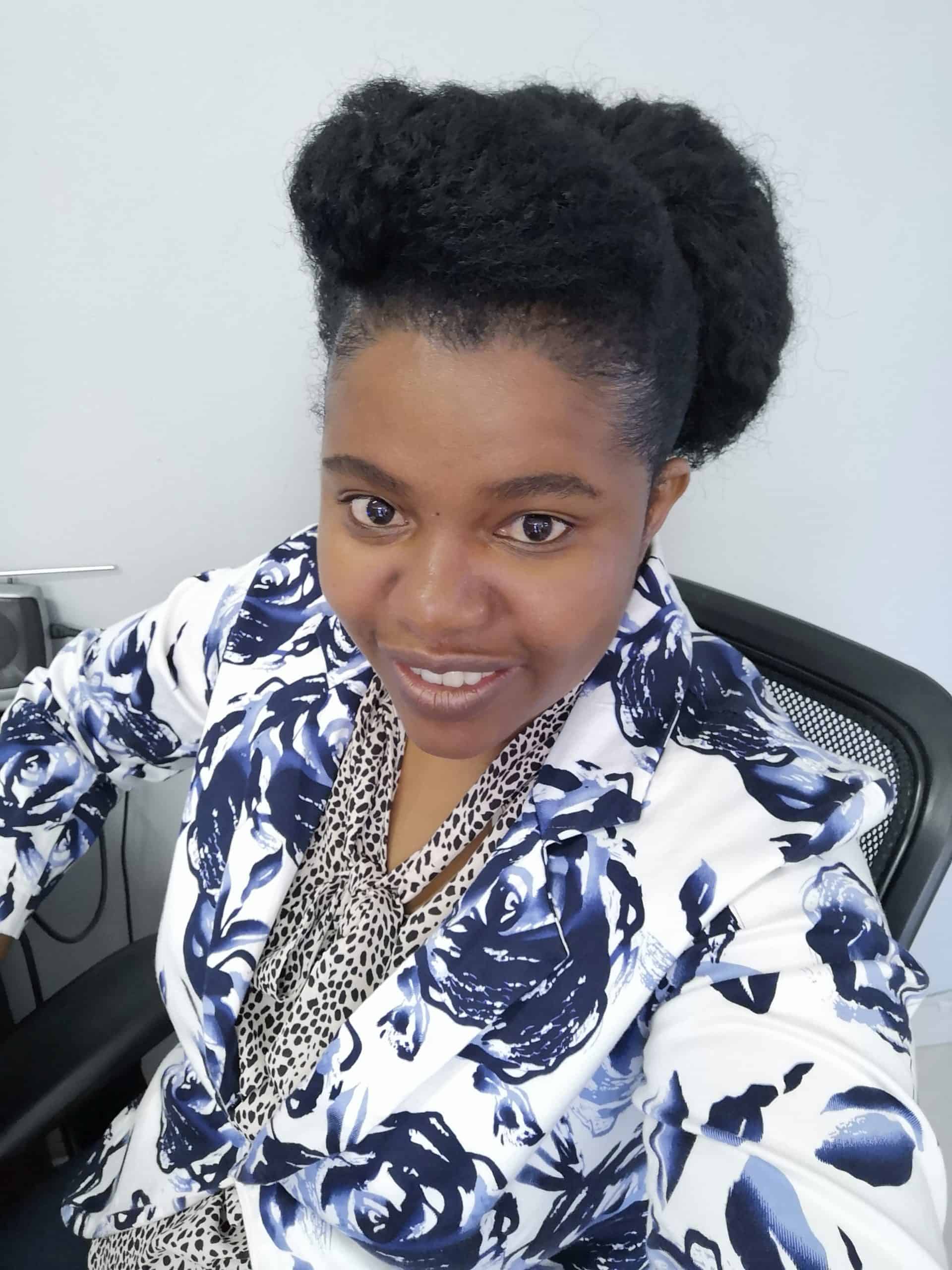 Updo Visual Idea Updo Visual Idea — Winter Natural Hairstyles