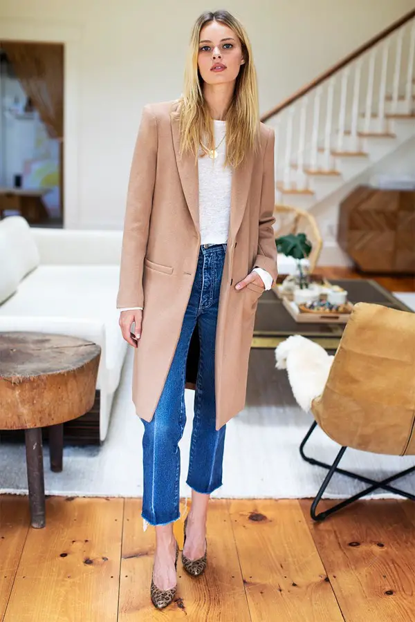 Casual Outfit Idea Casual Outfit Idea — Camel Coat Outfits