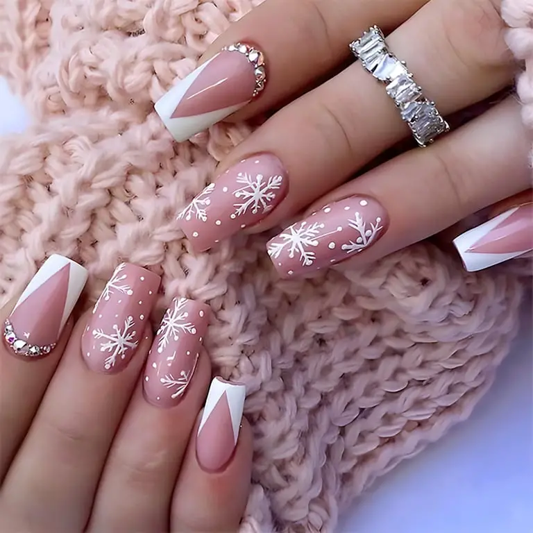 Glossy Visual Idea Glossy Visual Idea — Winter Coffin Nails