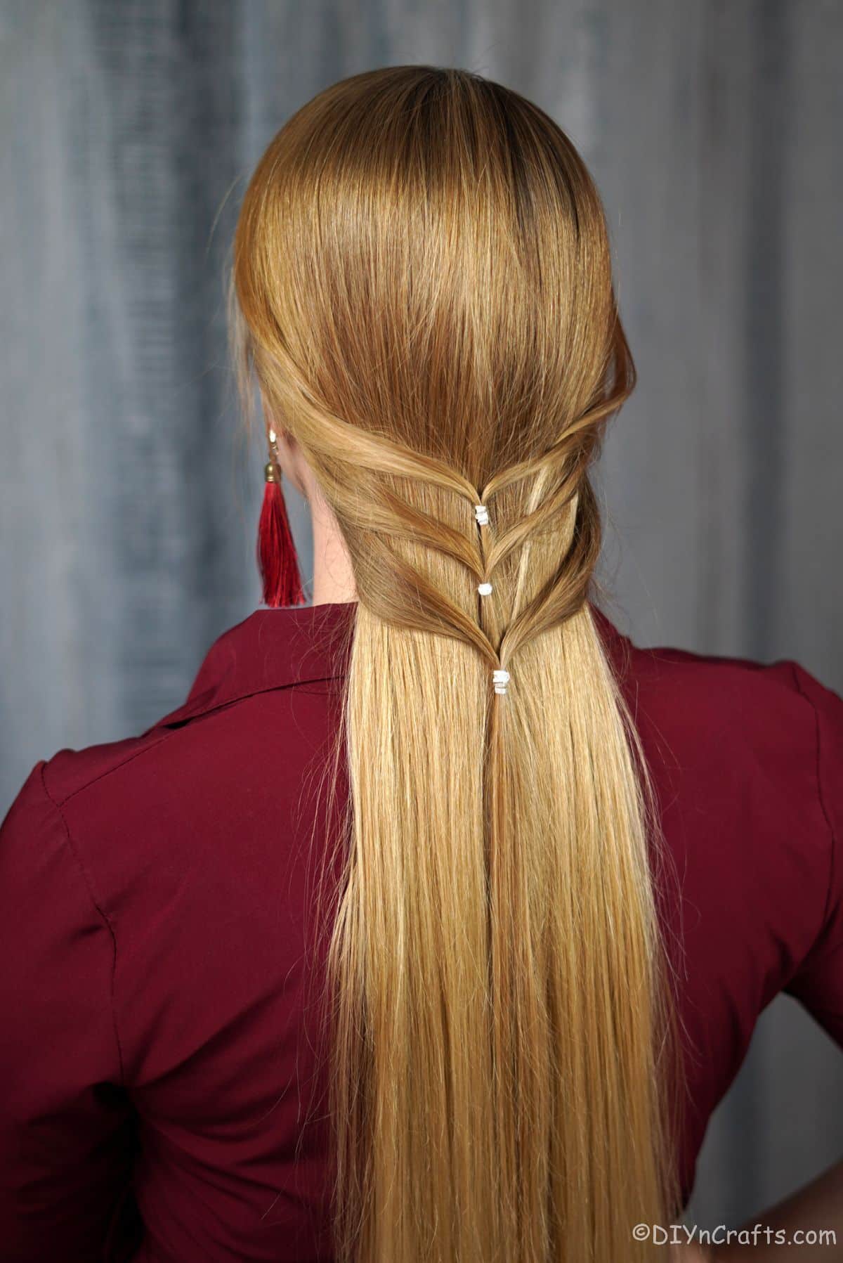 Honey Blonde Half-Up Braided Ponytail — Winter Hairstyles for School