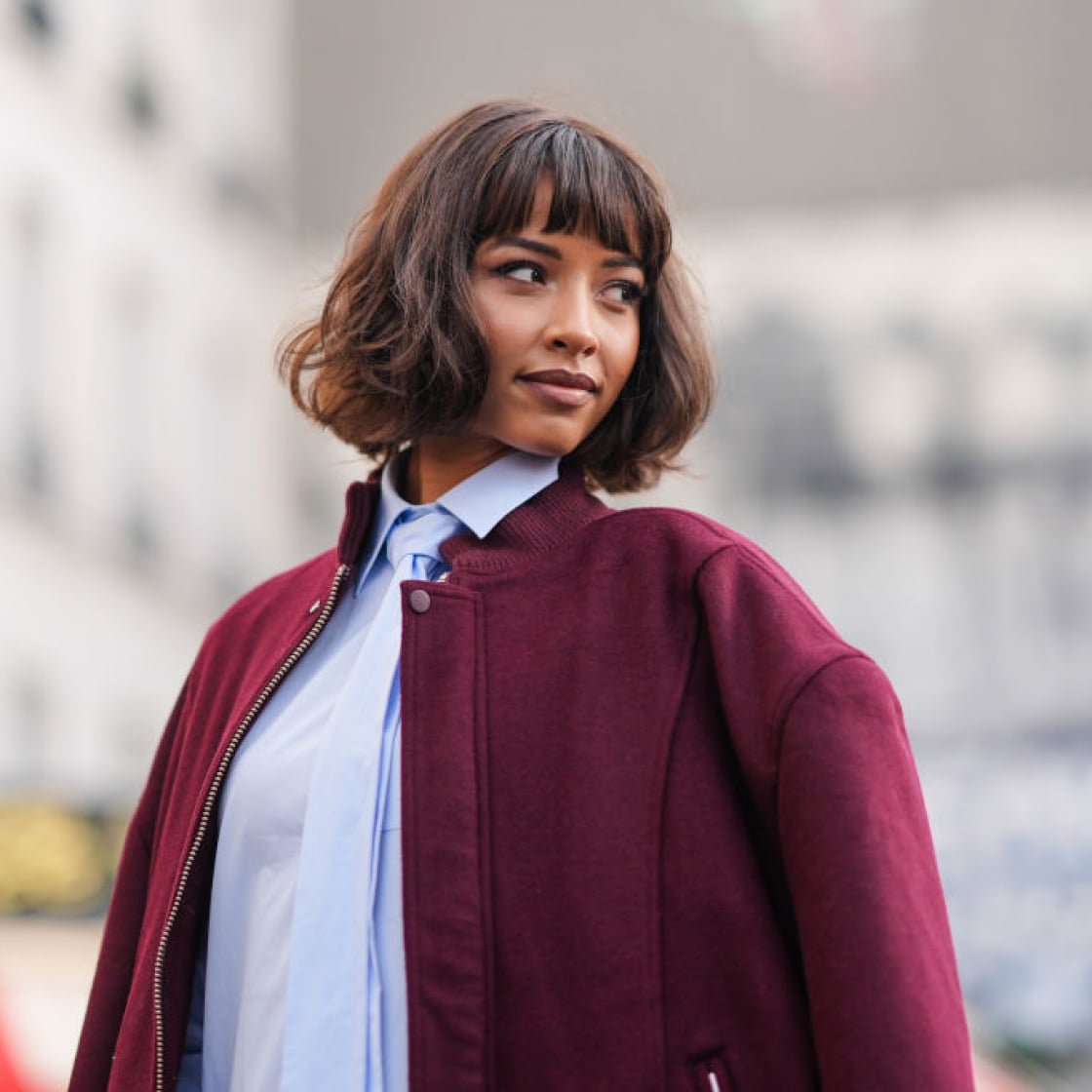 Dark Brown Bob with Soft Waves Dark Brown Bob with Soft Waves — Winter Bob Haircuts
