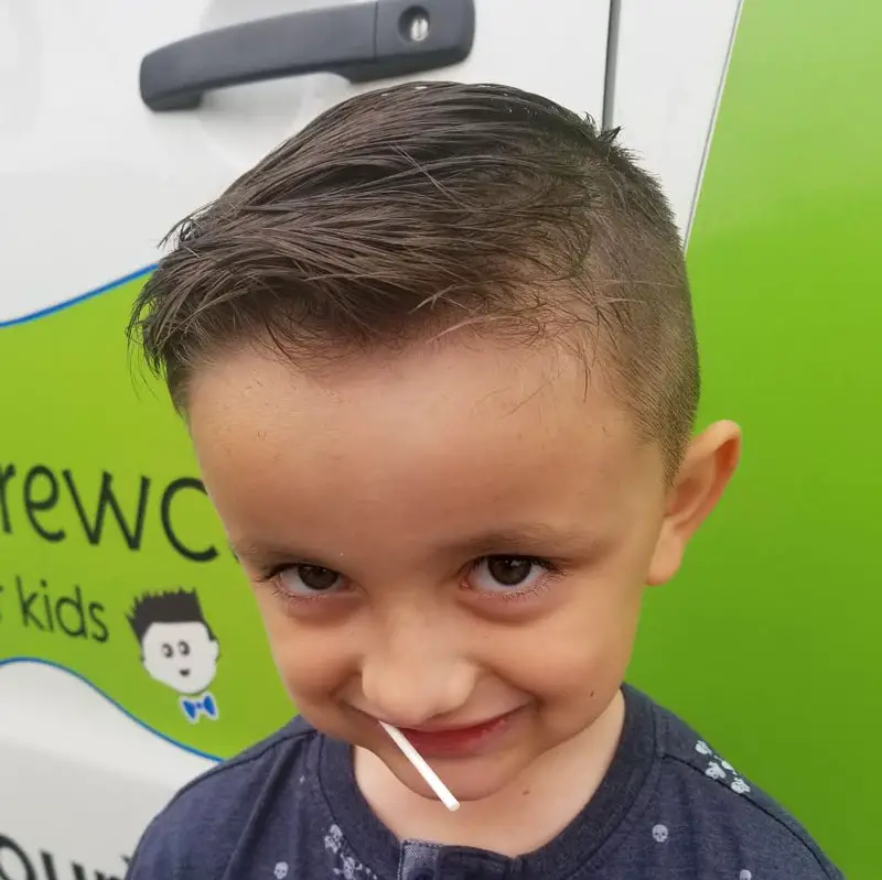 Textured Top With Buzzed Sides Textured Top With Buzzed Sides — Winter Haircuts for Boys