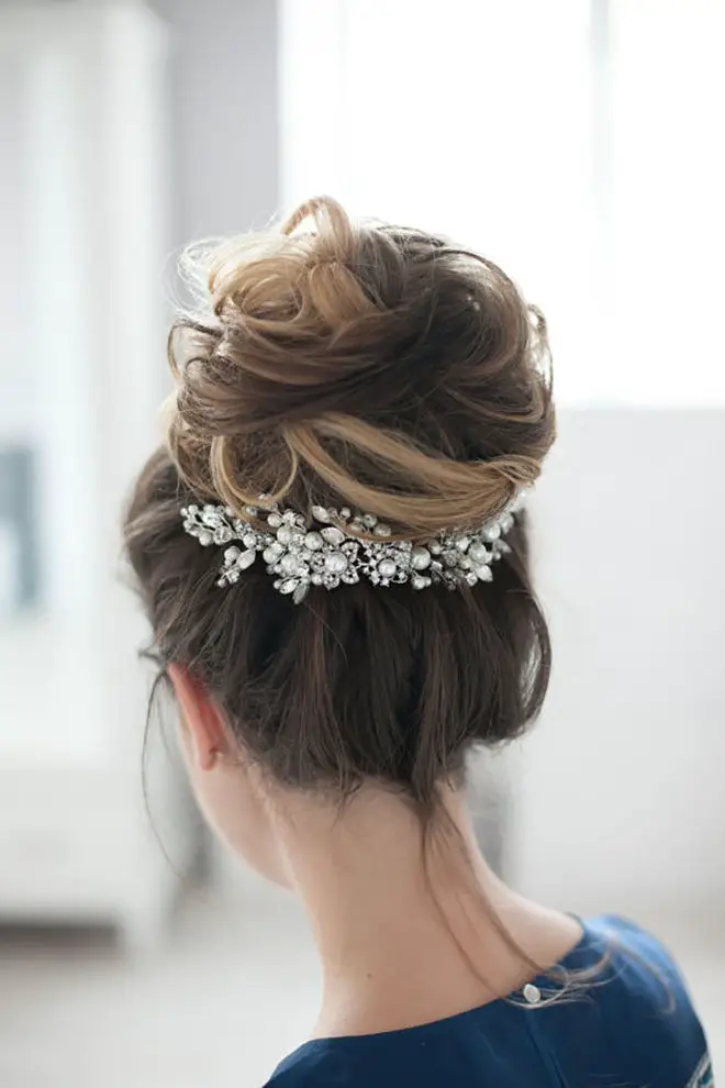 Updo Visual Idea — Winter Wedding Guest Hairstyles