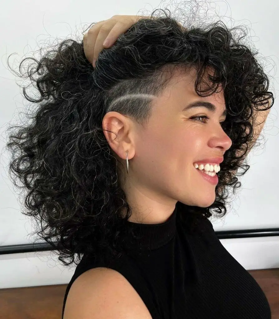 Chin Length Undercut Bob Chin Length Undercut Bob — Winter Haircuts for Curly Hair