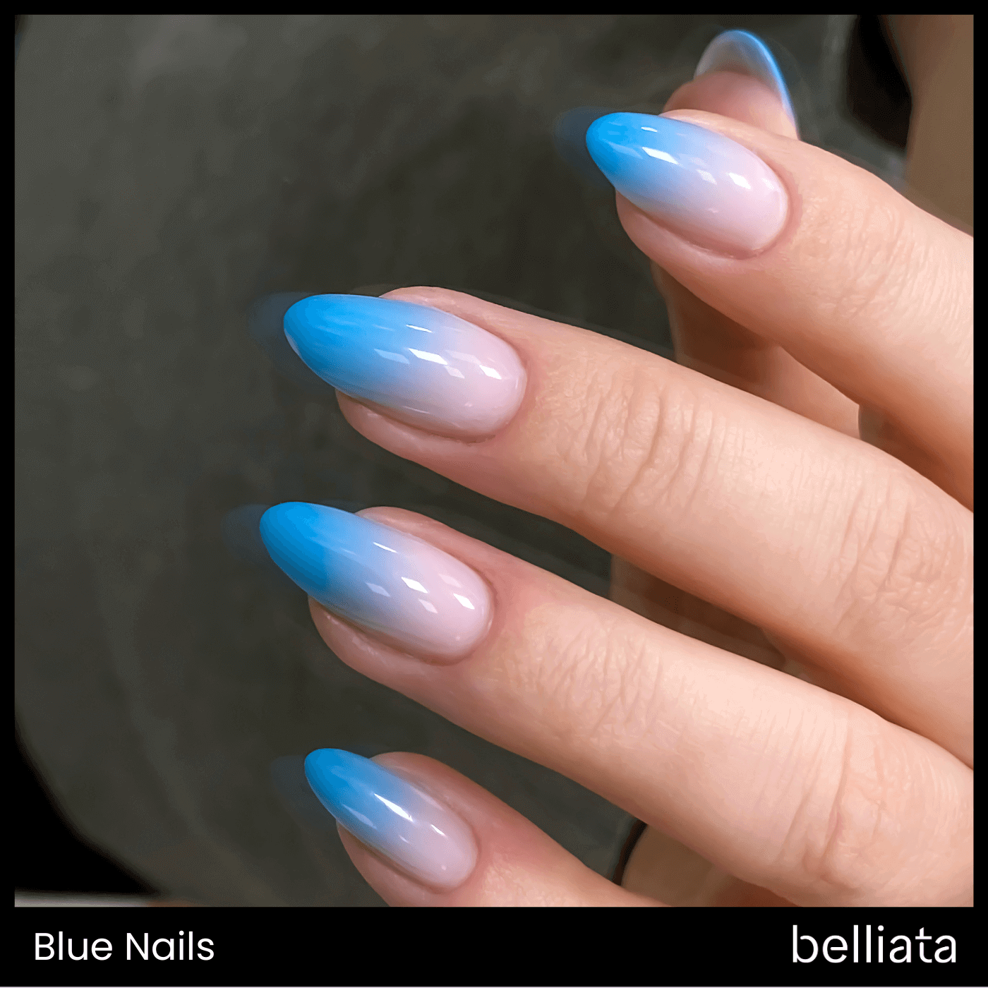 Ombre Visual Idea Ombre Visual Idea — Blue Nail Inspo